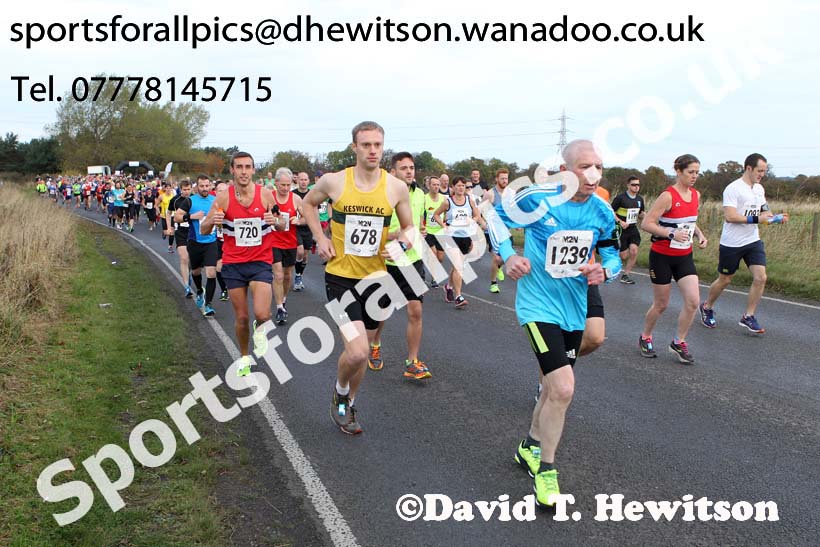 Start of the Morpeth to Newcastle Marathon. Photo: David T. Hewitson/Sports for All Pics
